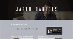 Desktop Screenshot of jareddanielsband.com